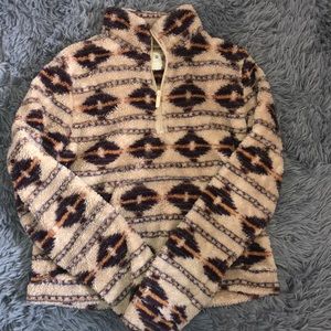 zip up pullover!!(worn once)